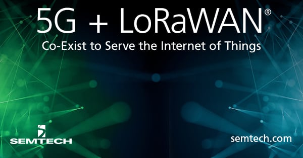 5G 和 LoRaWAN 共存并服务物联网