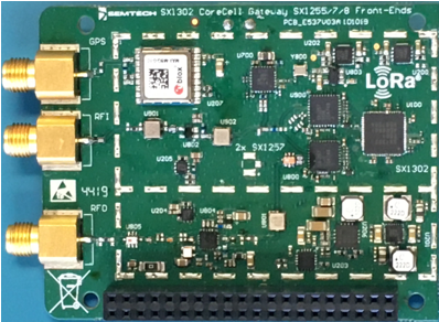 SX1302 and SX1257 Corecell Board